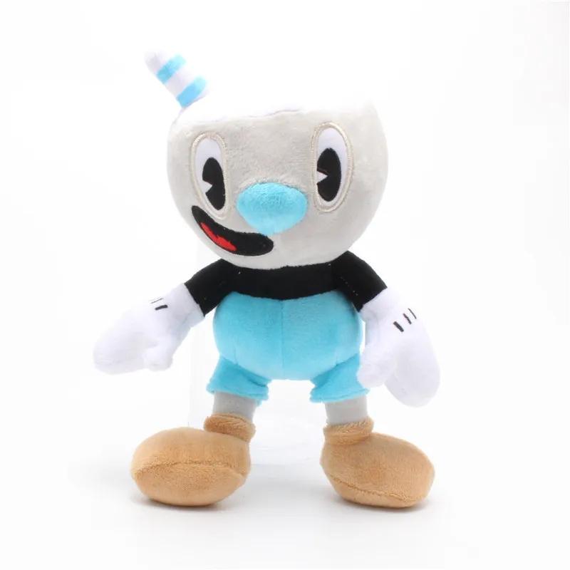2 шт. плюшевая кукла Cuphead, игрушки, игровые куклы Mugman, игрушки, приключения, мягкие, плюшевые, для детей, подарок на день рождения