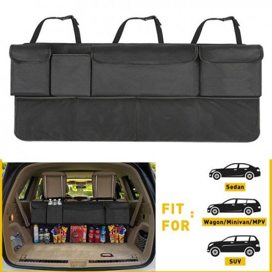 Car Trunk Organizer Oxford Interior Accessories Back Seat Storage Bag 8 Pocket K