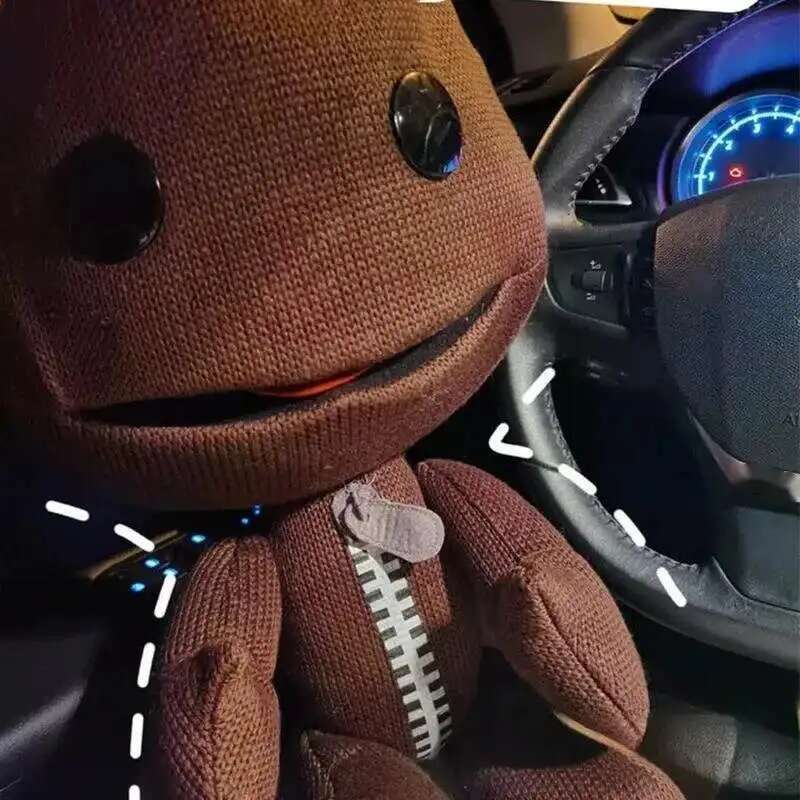 Плюшевая кукла Sackboy Плюшевая игрушка Sackboy's Little Big Planet Плюшевая игрушка Little Big Planet Кукла Sackboy Талисман Косплей Подарок на День Рождения Фестиваль