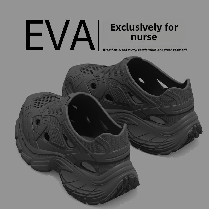 Пещерная обувь для женщин, Летняя верхняя одежда, Новая толстая подошва, Противоскользящие, Защита от запаха, Дышащие сандалии