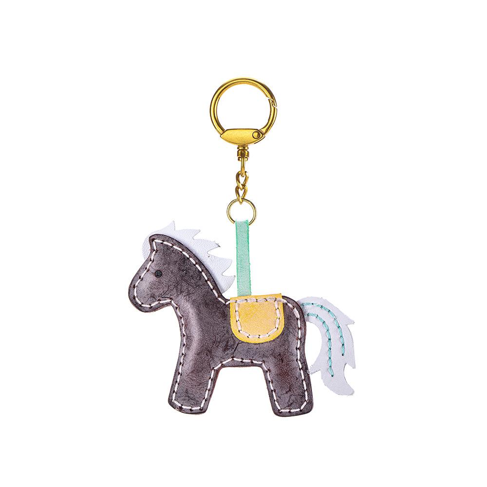 Horse Purse Charms Women Cute Designer Keychain Leather Bag Charm for Handbags Tote Bag Accessories Trendy Pendant