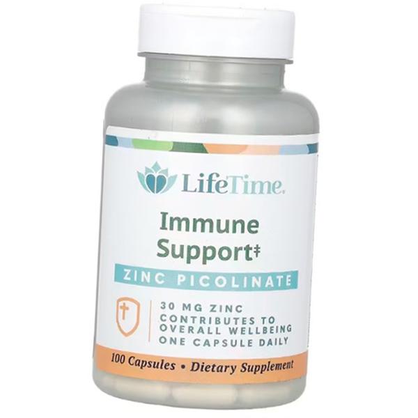Цинк Пиколинат, Immune Support Zinc Picolinate 30, LifeTime Vitamins 100капс (36502002)