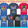 WORLD AUTISM AWARENESS DAY Autistic Mens T Shirt Tee Top
