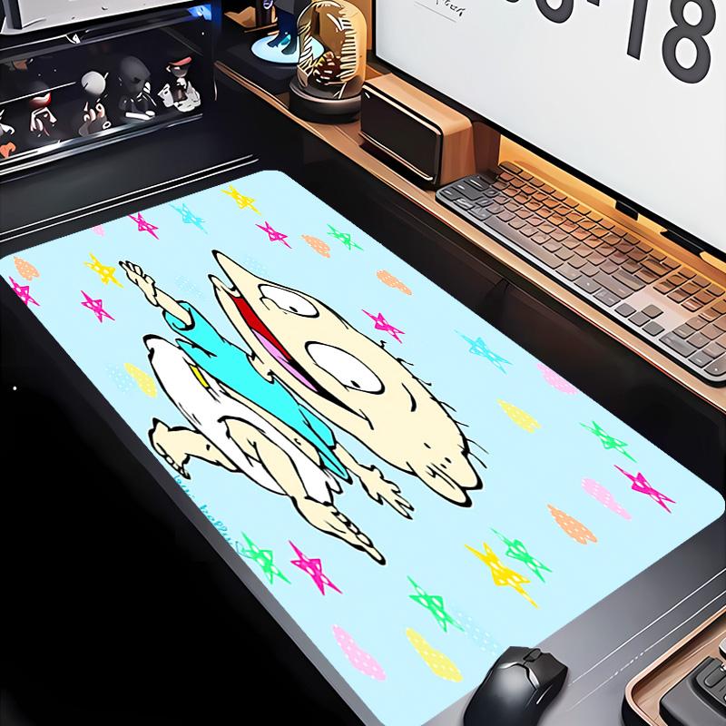 Rugrats Theme Premium Non-slip Mouse Pad with Stitched Edges,Durable Rubber Material,for Desktop & Gaming Great Gifts