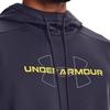Under Armour Толстовка с капюшоном Armour Fleece Logo Print, мужская толстовка с капюшоном, серая 1373356-558