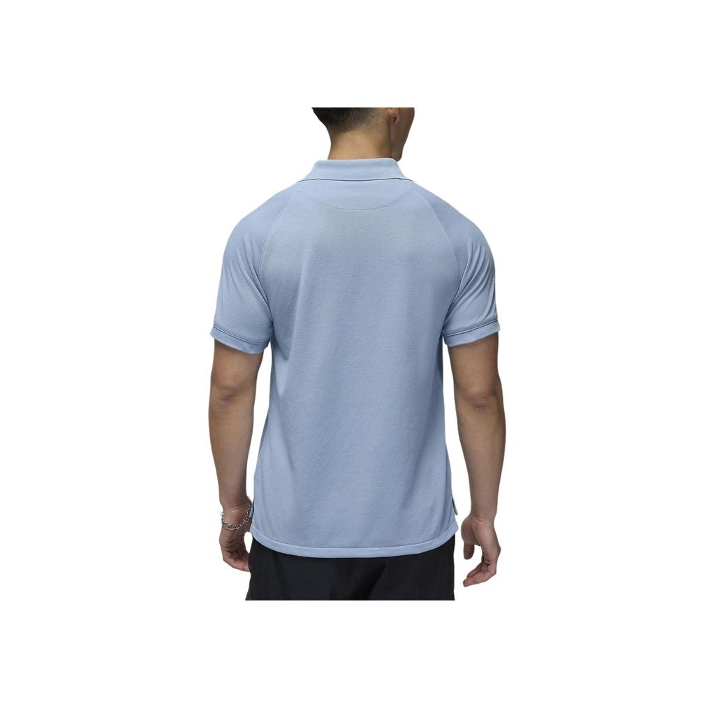 Jordan Dri-FIT вышитый логотип гольф повседневная рубашка поло с коротким рукавом мужские рубашки поло синий серый DZ0541436