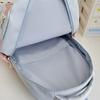 Schoolbag New high-value backpack ins Sweet plaid make-up bag Lightweight travel backpack Middle and high school student schoolbag