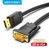 Vention Displayport To VGA Cable 1080P DP To VGA Converter Male To Male for Laptop Projector Monitor Display Port To VGA Adapter