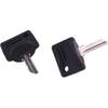 Unifizz 5 шт. Ключ зажигания 107151-001 107151001 089216-001 Совместим с вилочным погрузчиком Crown PE3000 PE4000 PE4500 GPW40 WP3000 WP3035-45 WAV50 WAV50-118
