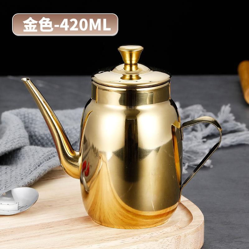 Нержавеющая стальная масляная графинчик Банка для оливкового масла Соевый соус Масло Дозатор Герметичный контейнер для приправ Кухонный инвентарь Инструмент для приготовления пищи