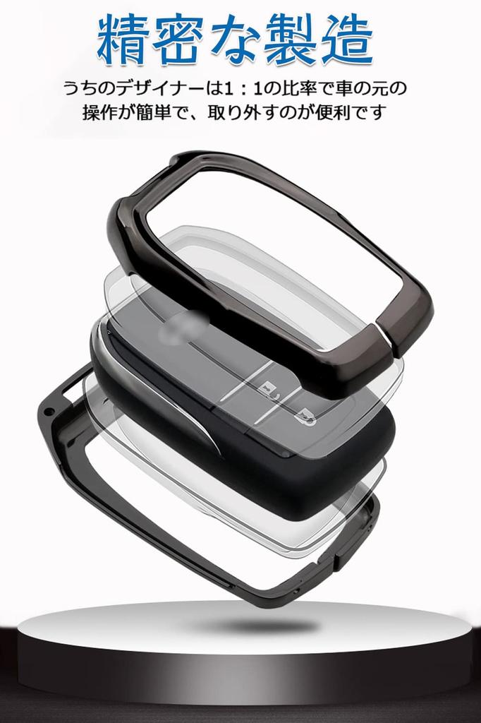 Toyota Key Smart Key Case for Toyota Key Soft Premium Metal Intelligent Key Toyota Acrylic Key Toyota Kicks Custom Design Key Compatible with Toyota