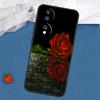 Red Rose Case For Honor Magic 5 6 8 Pro 7 Lite 200 400 50 70 90 X8c X8b X9a X9b X9c X9d Win RT Cover