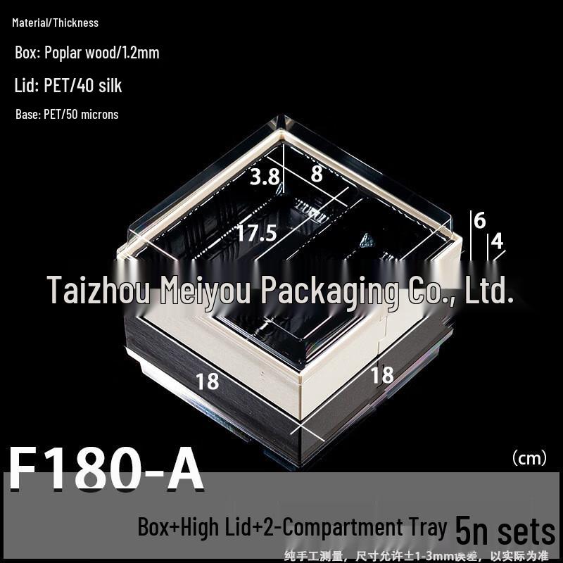 Horned Pansy Disposable Transparent Food Preservation Containers