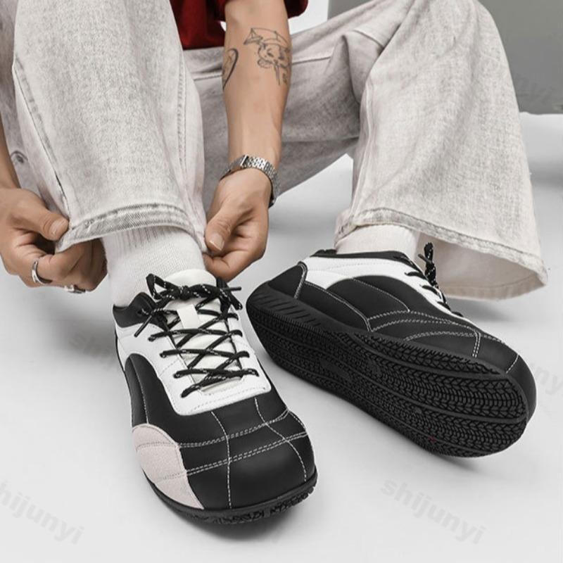 Мода 2025 Весна Новая Мужская Модная Тенденция Нескользящая Повседневная Спортивная Обувь Тонкая Подошва Низкий Верх Универсальные Удобные Кроссовки на Плоской Подошве со Шнуровкой