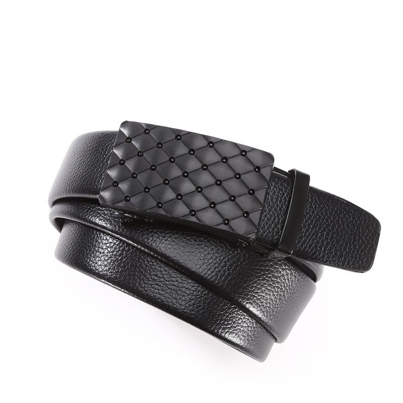 Мужской ремень с автоматической пряжкой, деловой, средний и зеленый, повседневный, стиль, железная пряжка, ремень для брюк