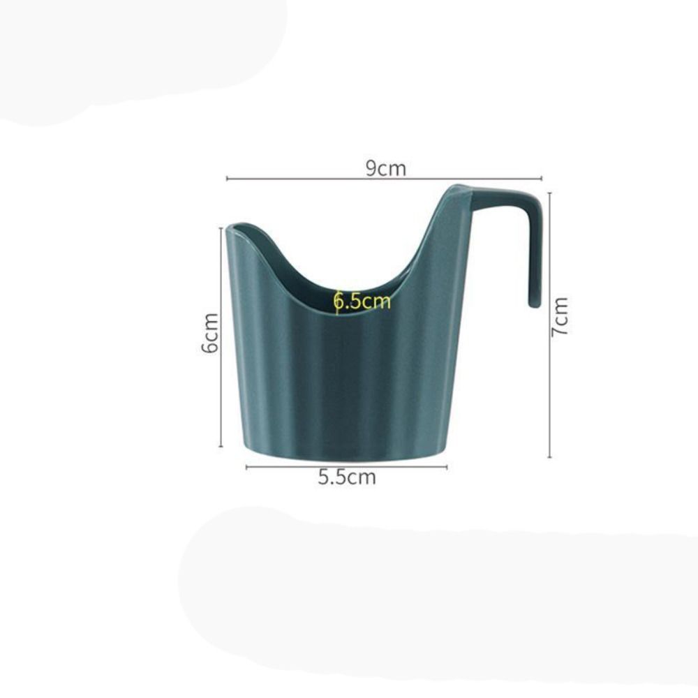 6pcs Thick Plastic Beverage Holder Base Disposable Cup Cover New Paper Cup