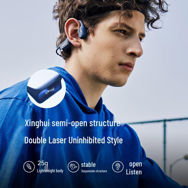 Спортивные Bluetooth-наушники Saina B51Spro с открытым дизайном и костной проводимостью