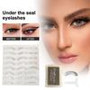 16 комплектов уплотнителя для ресниц Силиконовый уплотнитель для ресниц Уплотнение для нижних ресниц Уплотнение для ресниц + черная жидкая подушечка + акриловая подводка для глаз Макияж Красота Поддельное уплотнение для ресниц