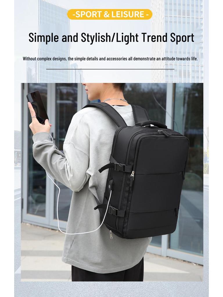 Мужской водонепроницаемый дорожный рюкзак большой вместимости для ноутбуков