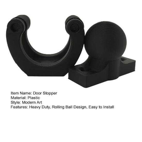 Дверной упор с вращающимся шариком, настенный протектор, прочный, устойчивый к столкновениям, универсальный, для домашнего офиса, спальни, настенный, напольный, дверной фиксатор
