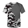 Summer Men Camouflage Clothing 3D Print Sodiers Tactical T Shirt For Military Fans Jungle Sea Tees Shirts Casual Streetwear Tops