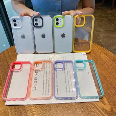 Защитный прозрачный силиконовый чехол три в одном для iPhone 14/13 Pro Max, мягкий материал предотвращает падения.