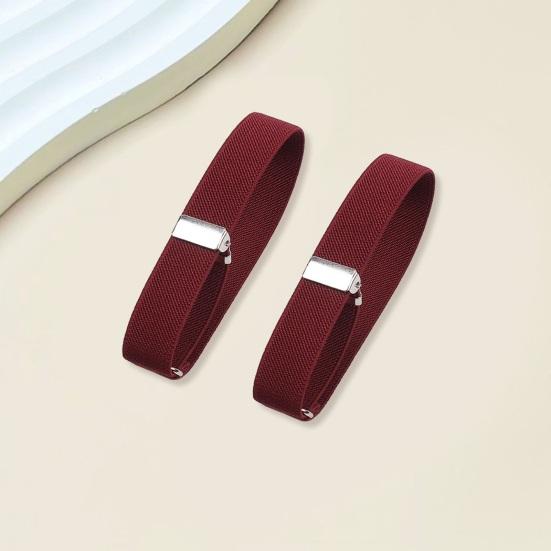 1 пара женских и мужских эластичных повязок на руку, однотонная рубашка с держателем на рукавах, регулируемые манжеты, ленты, аксессуары для одежды