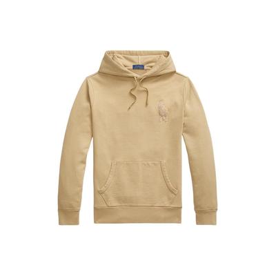 Polo Однотонное худи с вышивкой логотипа на кулиске Мужские худи Пляжный бежевый MNPOKNI16823626-250