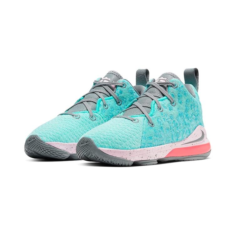 (PS) Nike LeBron 17 'South Beach' Kids' BQ5595-444