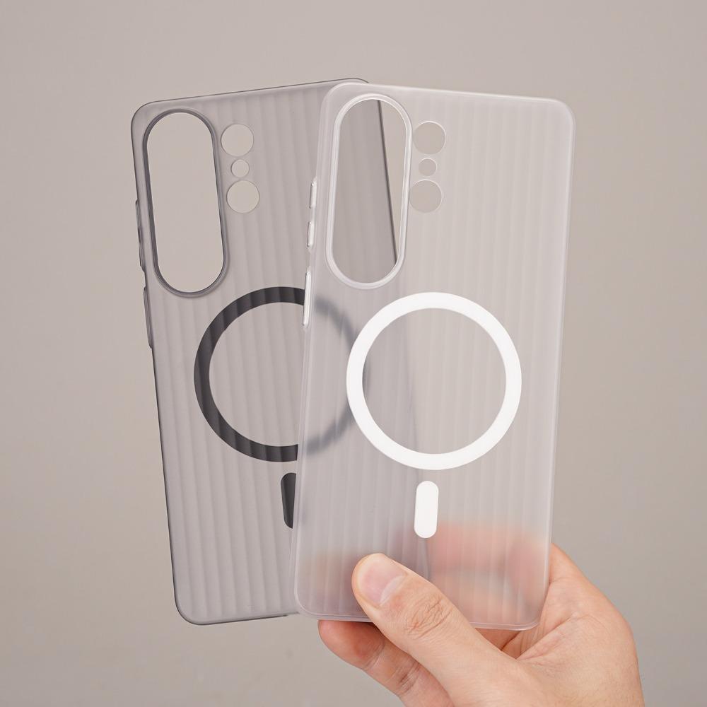Матовый для Жесткого Чехла для Samsung Galaxy S26 S2 Ultra S23 S24 Plus Магнитный Матовый Ультратонкий Тонкий ПК Ударопрочный Чехол