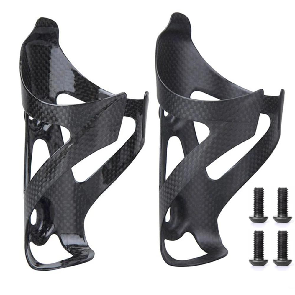 Full 3K Carbon Fiber Bike Water Bottle Cage 24g Super Light Matte Glossy Bicycle Bottle Holder Road MTB Cycling Water Cup Rack 6