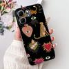 Чехол для Infinix Hot 50i X6531 Новый модный чехол из мягкого силикона с рисунком Цветок Сердце Для Infinix Smart 9 Smart9 X6532 Бампер