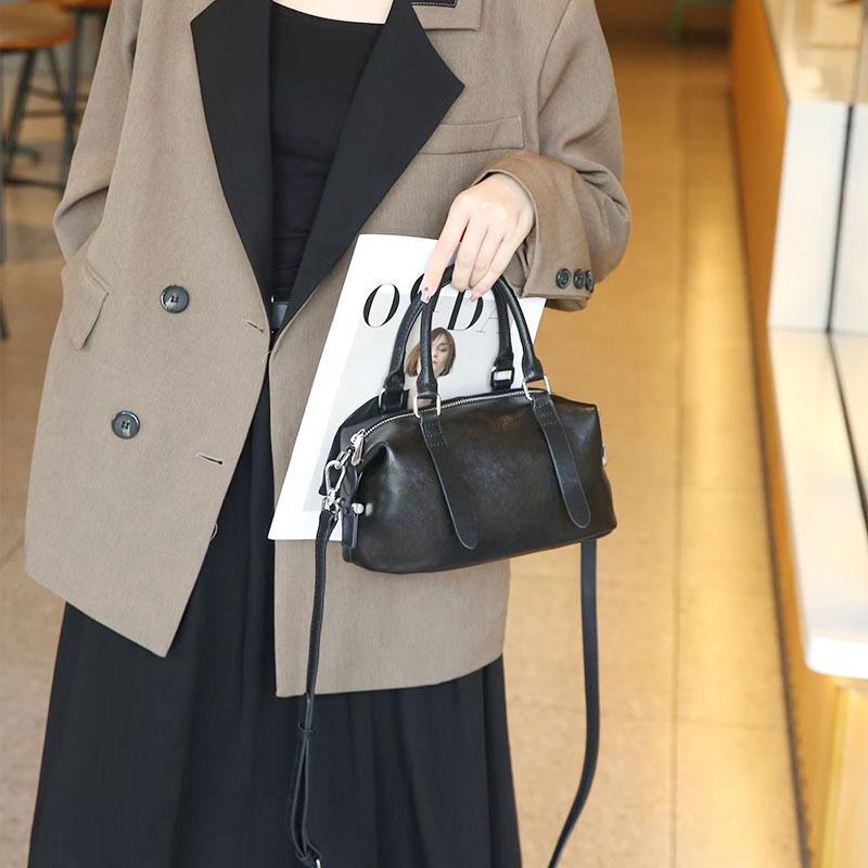 Новая сумка кожаная сумка через плечо простая сумка-подушка из натуральной кожи