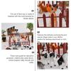 PRETYZOOM Diorama Animal Model Farm Ranch Animal Figure Set Animal Mini Scene Collection Animal Model Mini Mini Garden Decoration Model