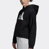 adidas Спортивная толстовка с капюшоном, женская, черная FS2451