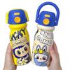 Strawberry Pudding Cartoon 600ml Insulated Travel Mug With Leakproof Lid For Kids And Students
