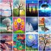 5D Diamond Painting Tree Full Round Drill Diamond Embroidery Picture of Rhinestones Diamond Mosaic Cross Stitch Wall Art