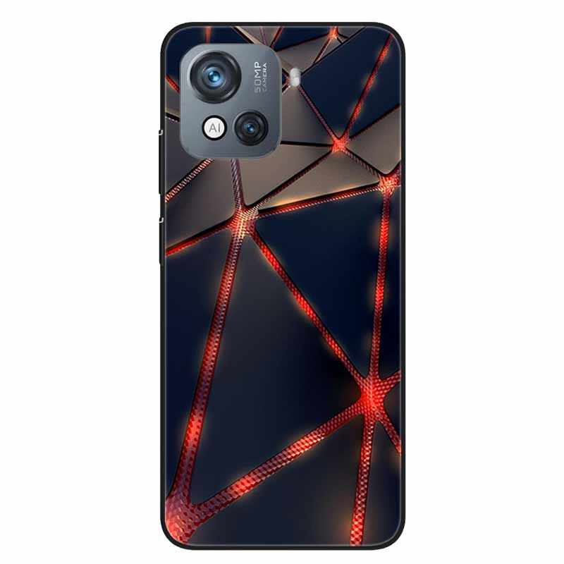 For Blackview Oscal C80 Case C 80 Marble Printing TPU Silicon Soft Phone Covers for Oscal C80 OscalC80 Back Cases Black Shells