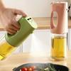 Двойного назначения 2 в 1 Распылитель масла Стеклянная бутылка для хранения оливкового масла Практичный контейнер для уксуса Кухня