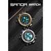 SANDA New Multifunctional Fashion Trend Sports Outdoor Multifunctional Electronic Watch