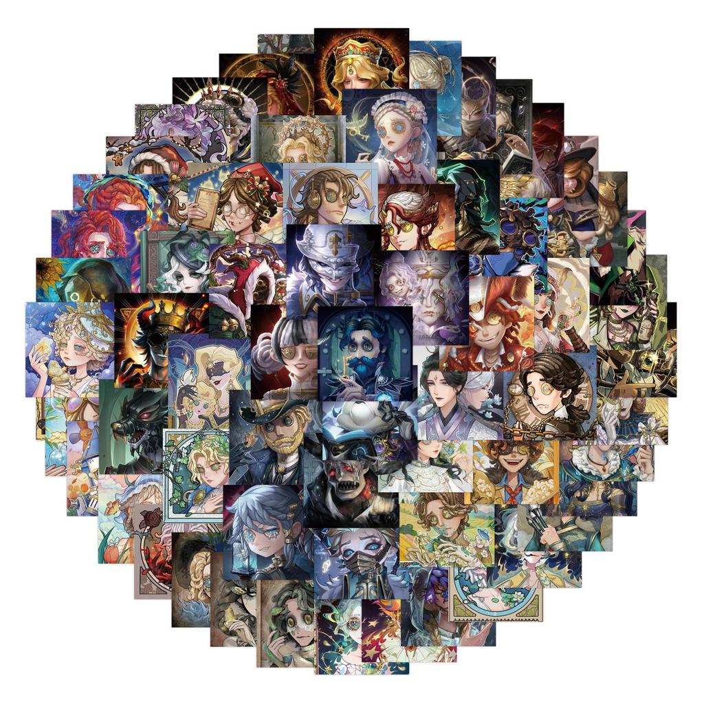 80 New Styles of The Fifth Personality Treasure Essence Avatars Graffiti Stickers Decorate Refrigerator Personalized Stickers