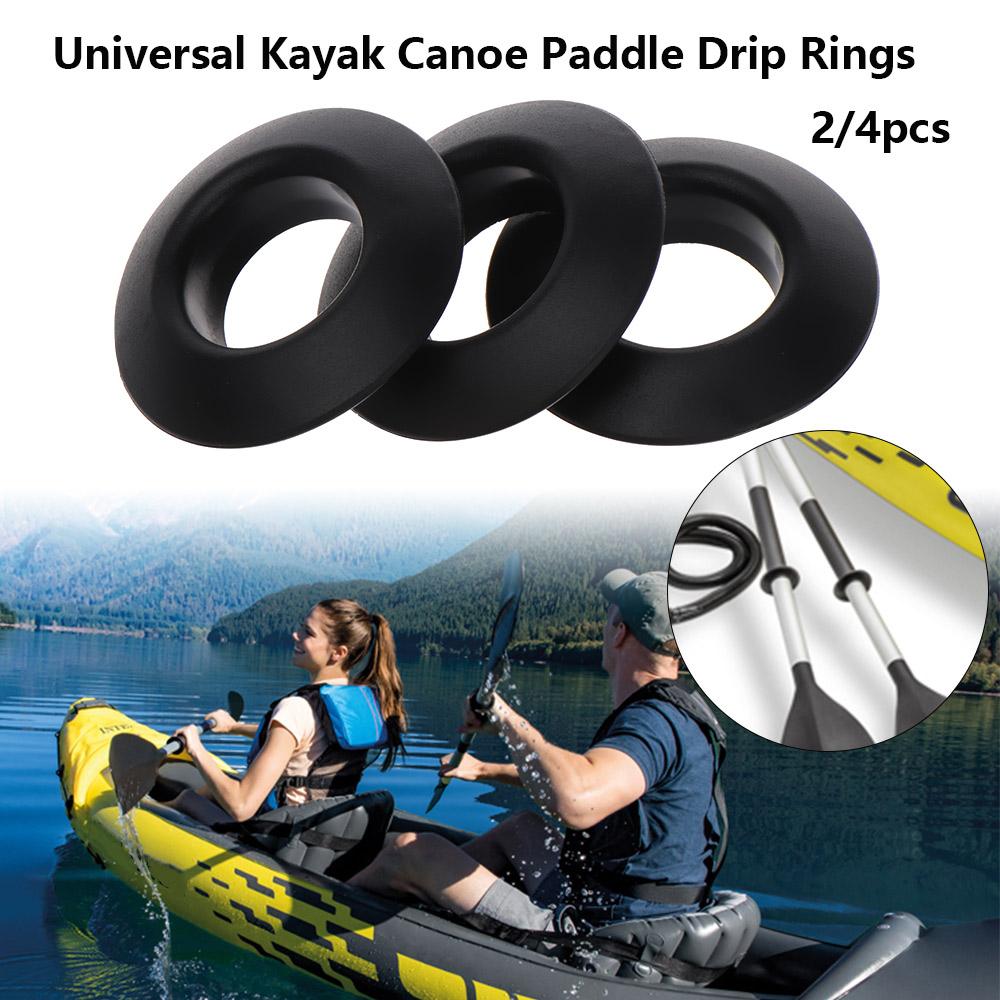 Raft Canoe Black Propel Paddle Parts Drip Ring Replacement Kayak Oar Accessories Splash Guards