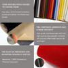 Self-Adhesive Velvet Fabric Sheets, 45x148cm Flocked Non-Woven Felt for Jewelry Box Liner, DIY Crafts, Decoration, Package - 19 Rich Colors For Choose