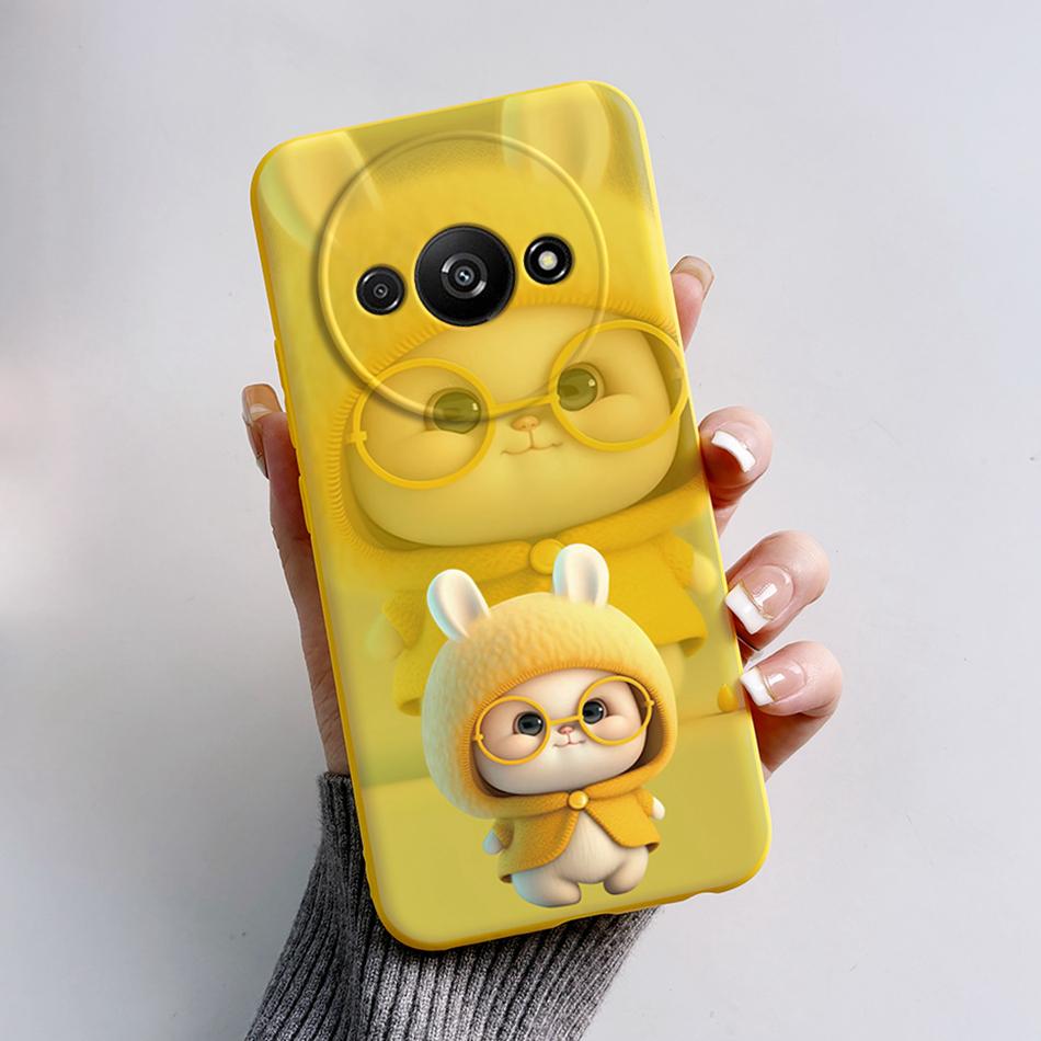 Чехол для телефона Xiaomi Redmi A3 Чехол-футляр Redmi A3 глобальная версия Чехол Мягкий силикон Redmi A3 A 3 RedmiA3 Funda Чехол-кармашек