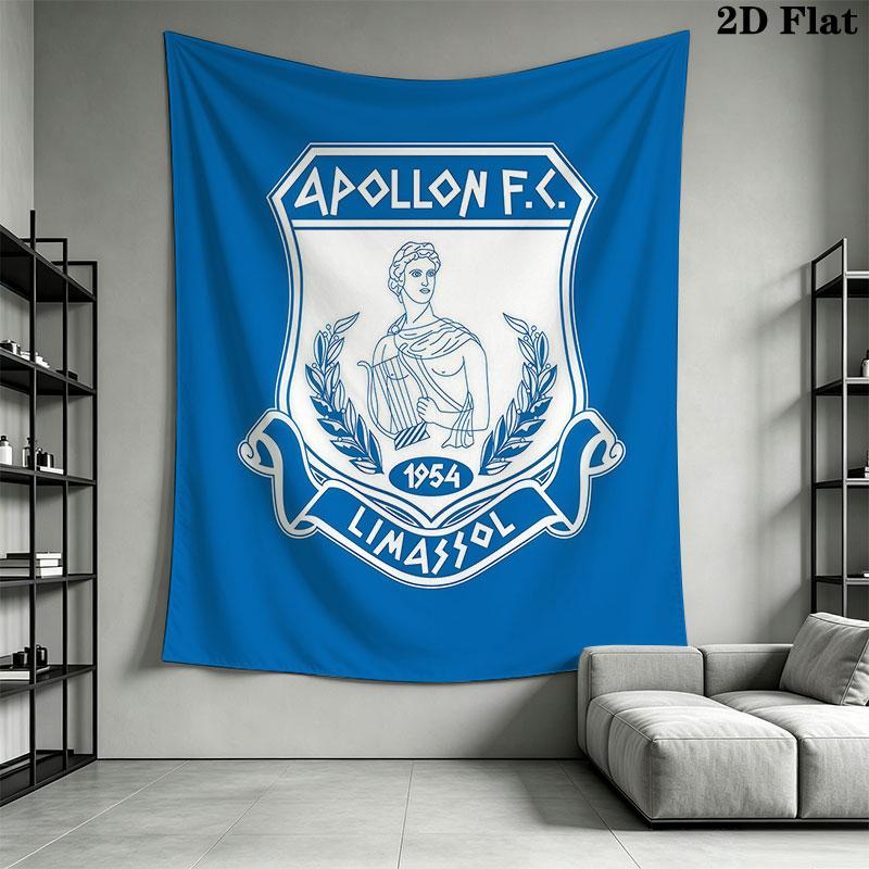 Apollon logo Wall Hanging Printed Fabric Blanket Decorative Tapestries for Bedroom Living Room Home Decor