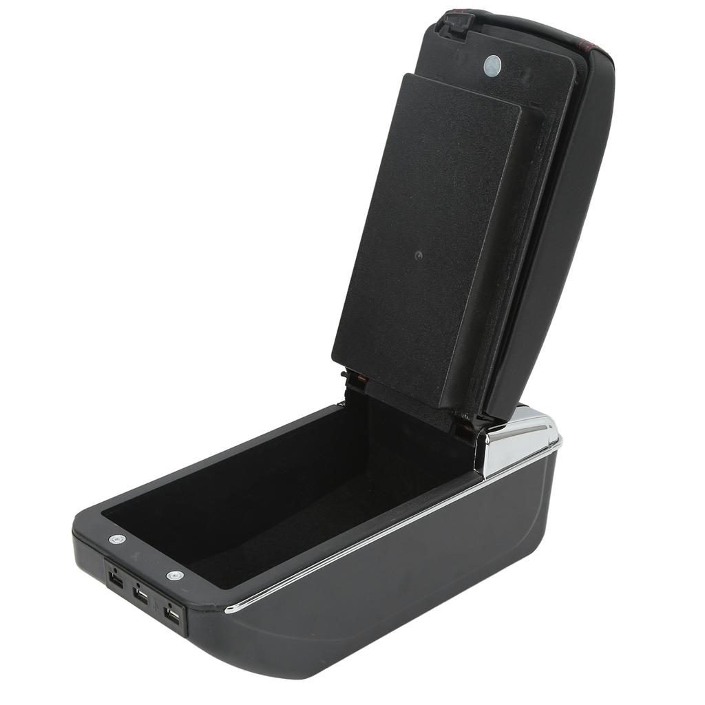 Подлокотник центральной консоли с 7 портами USB, двухслойный, удобная замена для Ford Fiesta 08?18