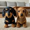2Pcs Emotional Support Dachshund Plush Toy Soft Stuffed Animal Couch Companion for Stress Relief Anxiety Comfort & Relaxation