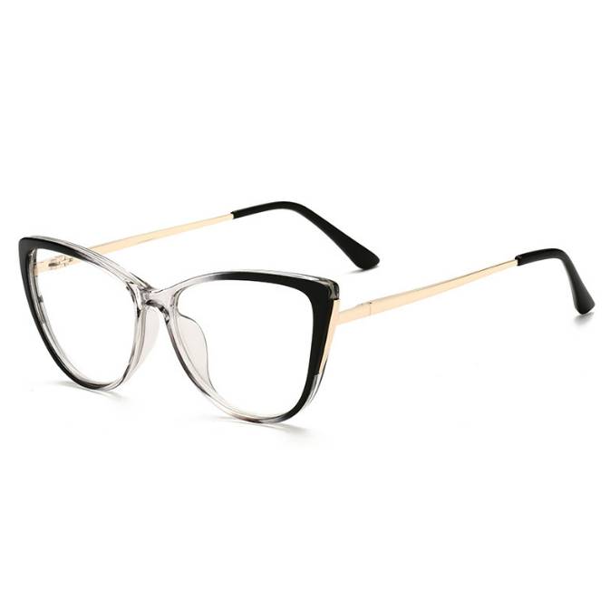Cat Eyes Finished Myopia Glasses Women Men Cat Eye Nearsighted Eyewear Student Glasses Diopters Minus -1.0 -1.5 -2.5 To -6.0