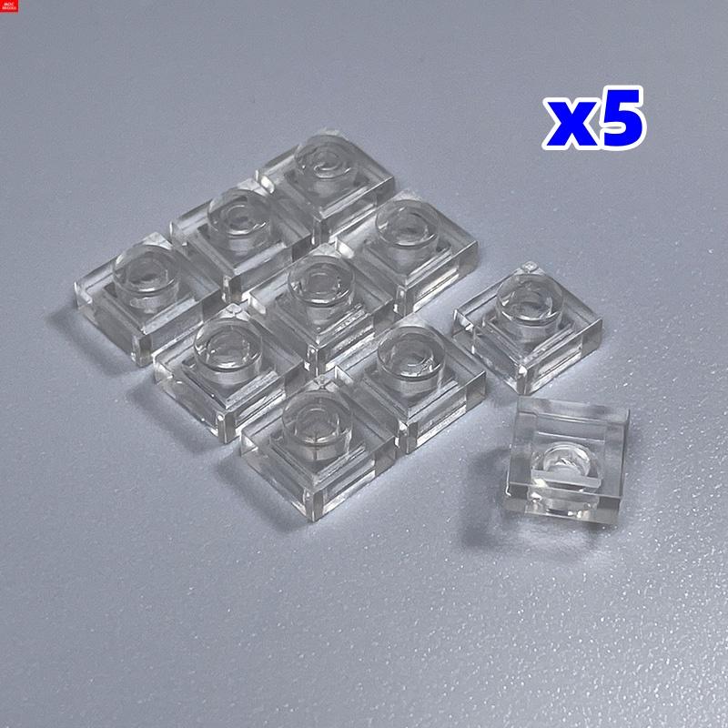 Нетоксичные 50 шт. Moc Кирпичики 3024 Прозрачный Белый Синий Пластина 1X1 DIY Аксессуары Образовательные Строительные Блоки Фигурка Подарок для Детей