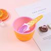2pcs-New Ice Cream Bowl Spoon Set Durable Children Gifts Lovely Dessert Bowl DIY Ice Cream Tools Icecream Bowl+spoon